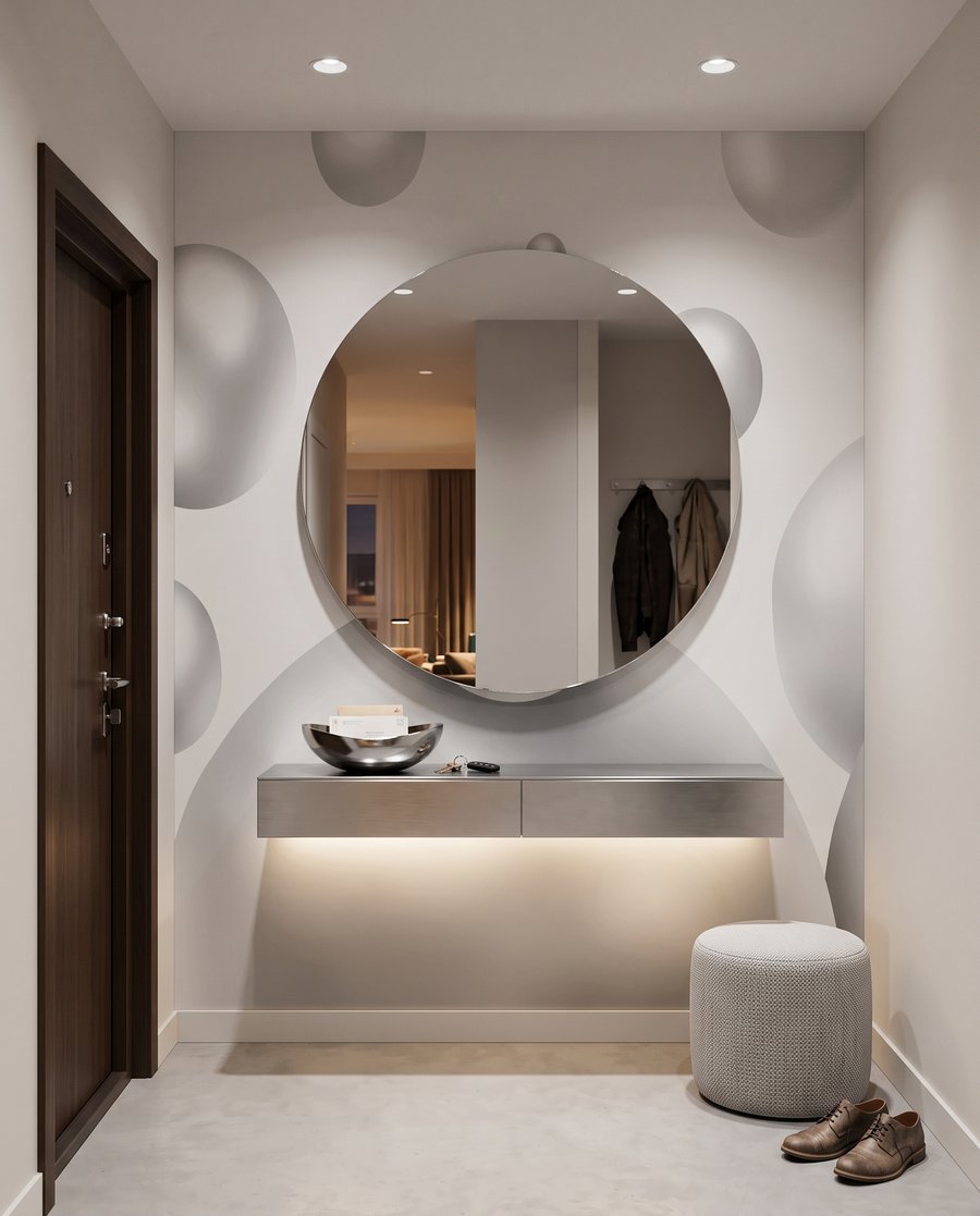 Glanzende bellen zweven vrij — interieur 5