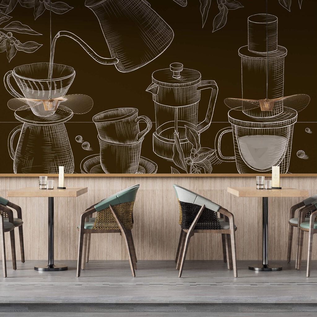 Koffieritueel in fijne lijnen — interieur 1