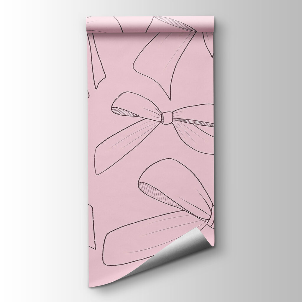 Strikken op roze — productweergave