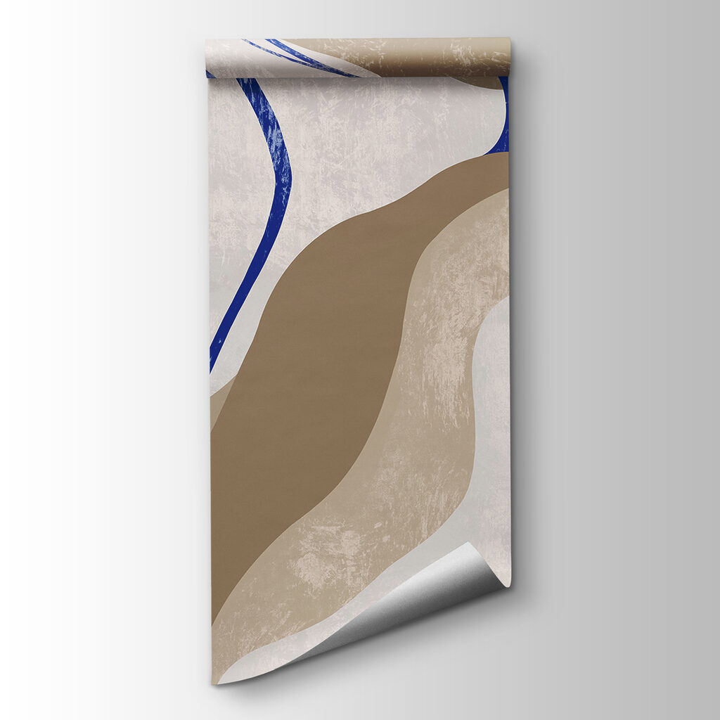 Blauw-wit patroon — productweergave