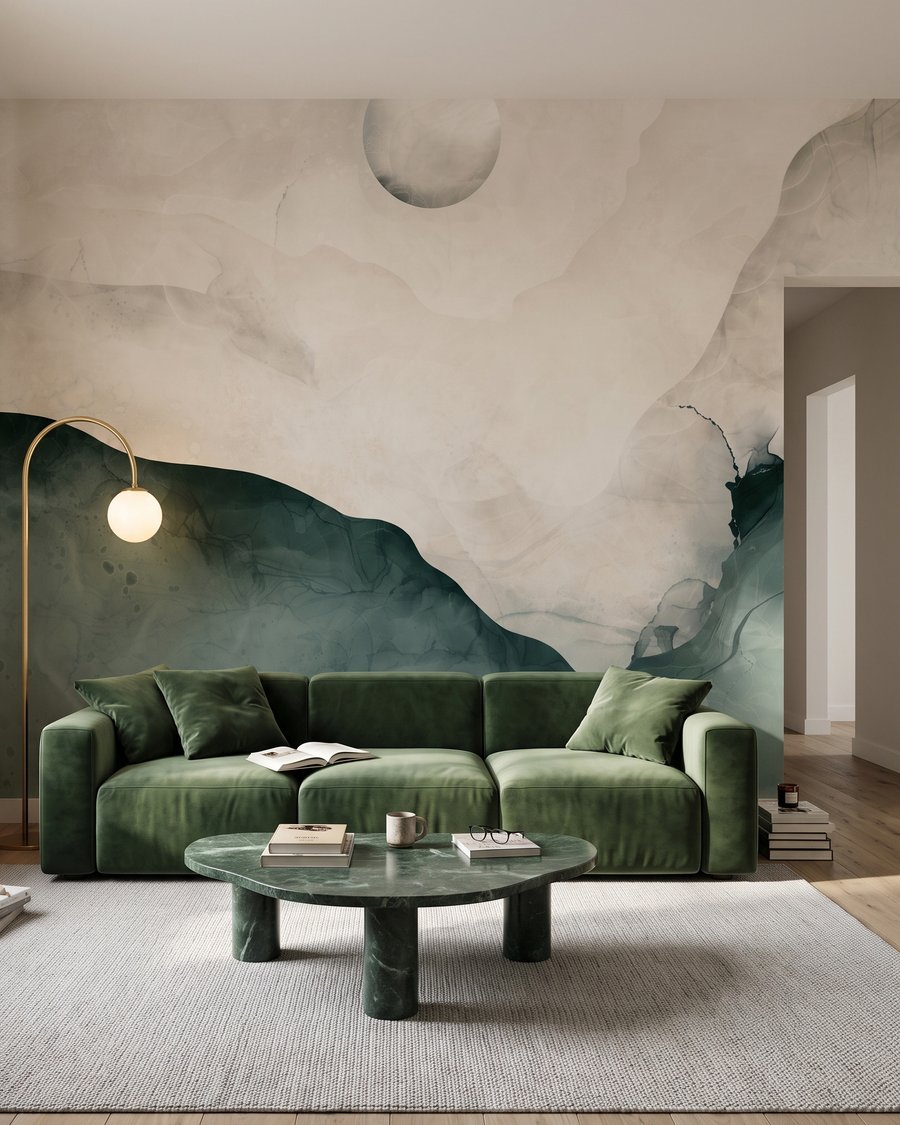 Maan boven vloeiende bergen — interieur 3