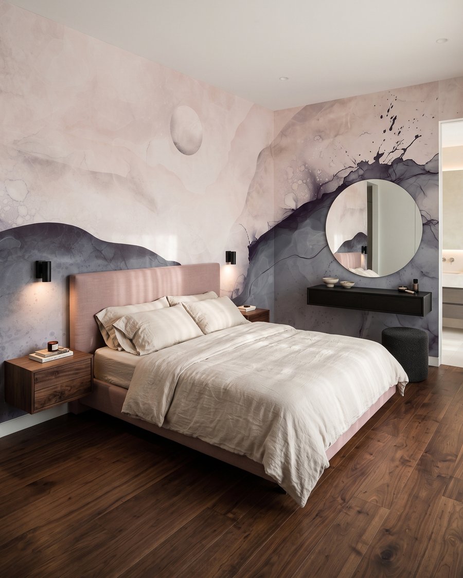 Maan boven vloeiende bergen — interieur 1