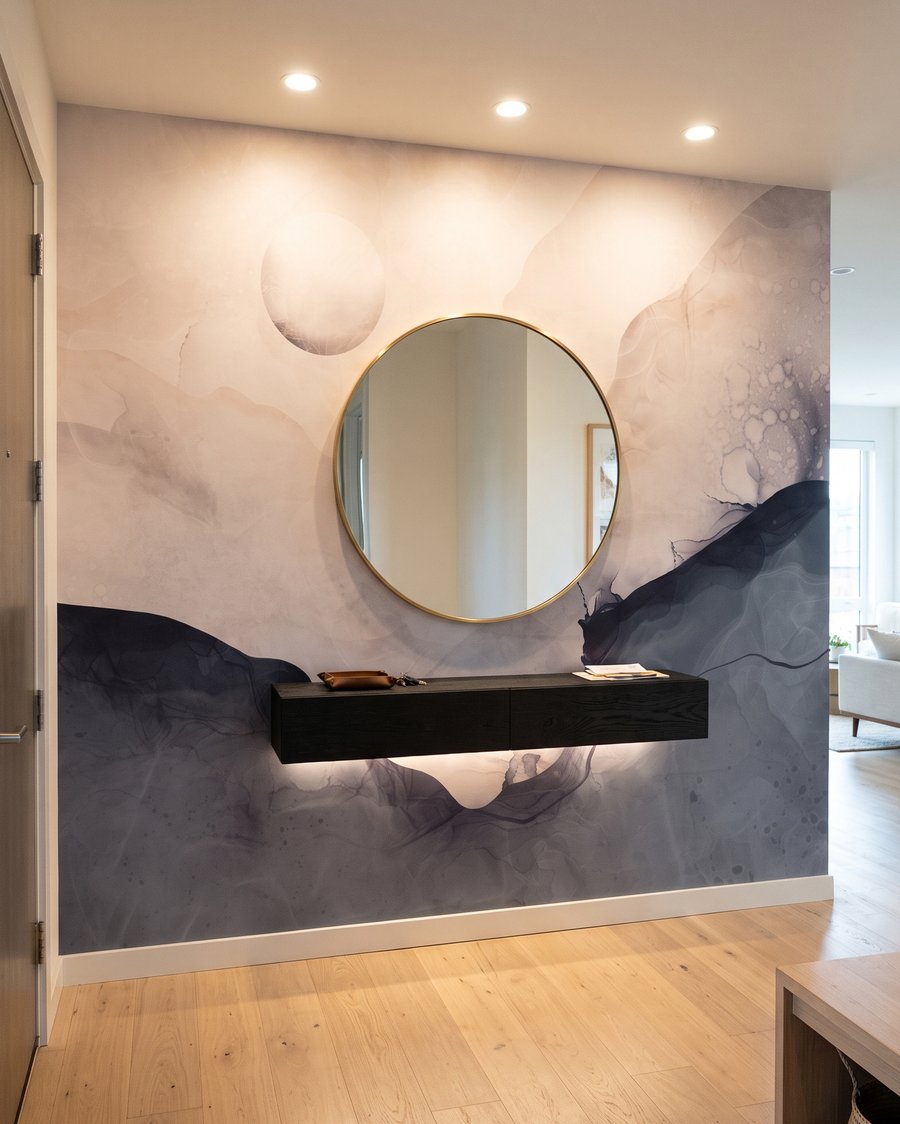 Maan boven vloeiende bergen — interieur 3