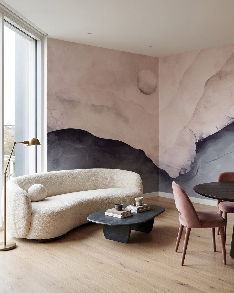 Maan boven vloeiende bergen — interieur 5