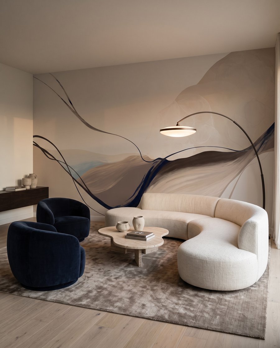 Een lijn door witruimte — interieur 4