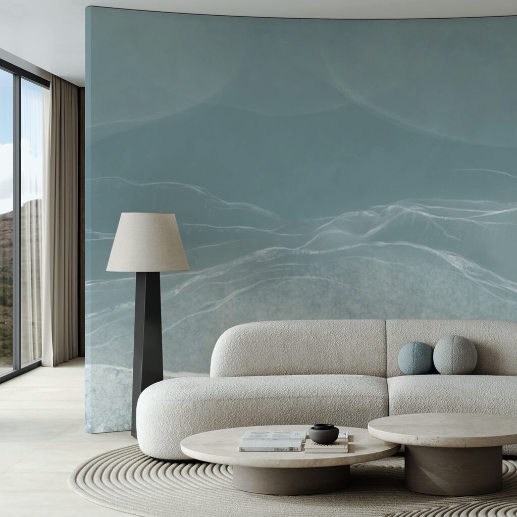 Zachte golven in gedempte tinten — interieur 1
