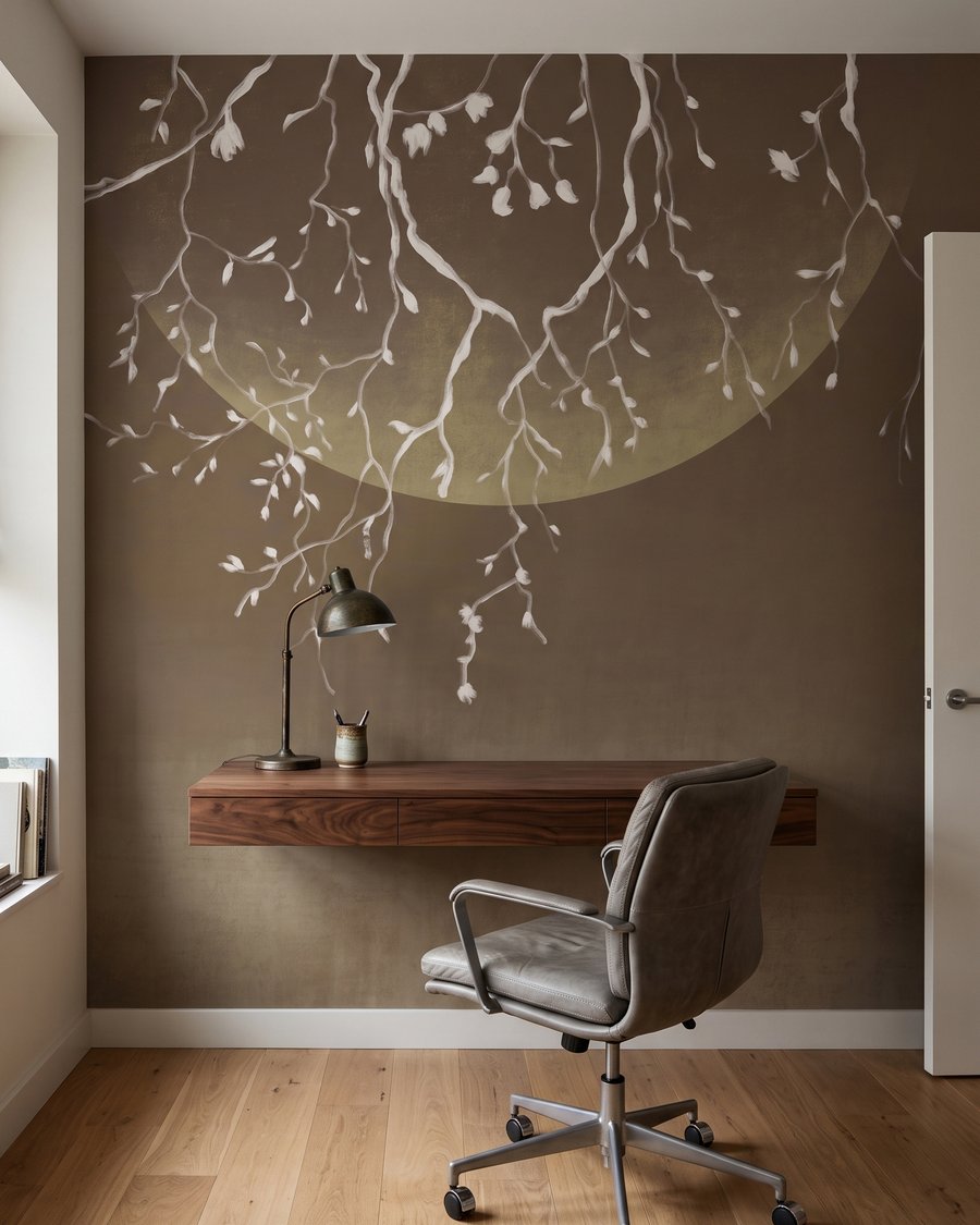 Twijgen hangen voor maanlicht — interieur 5