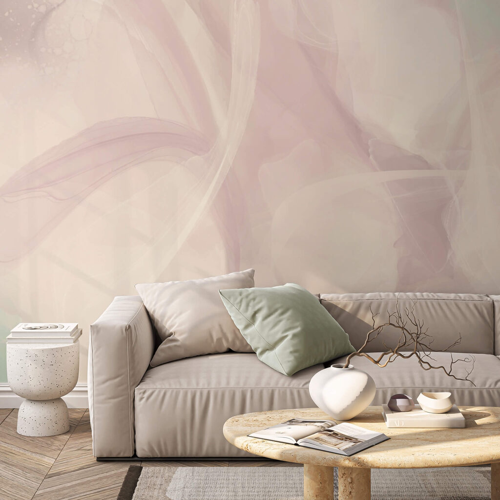 Roze sluiers in beweging — interieur 2