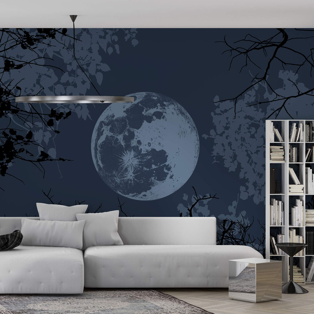 Maan aan de hemel — interieur 2