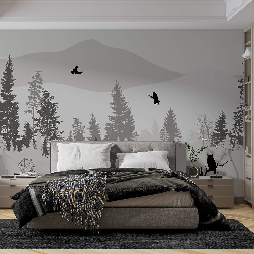 Kat voor een bergbos — interieur 1