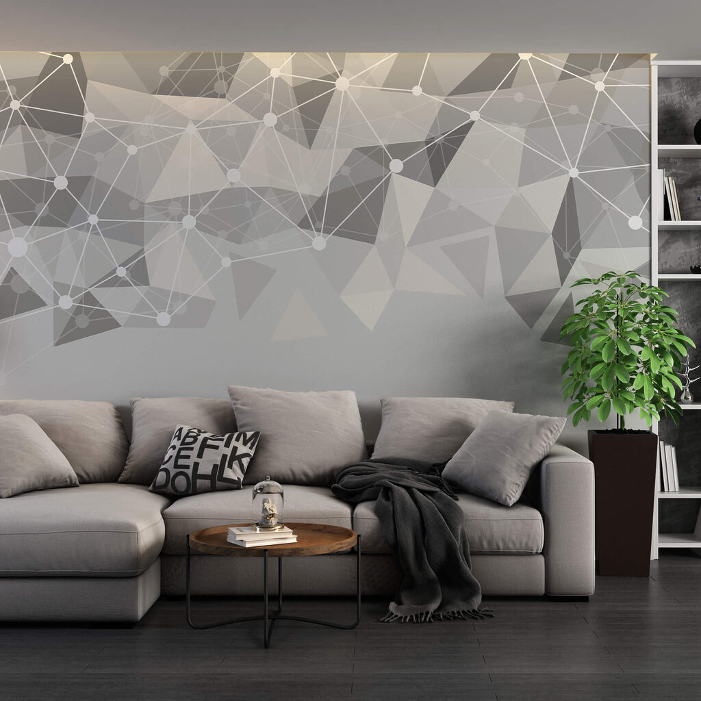 Driehoeken in een lichtnetwerk — interieur 1
