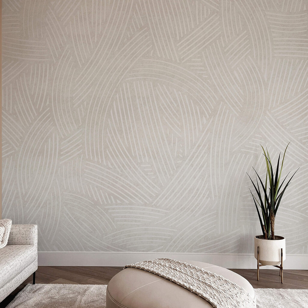 Kleine waaiers in wit — interieur 2