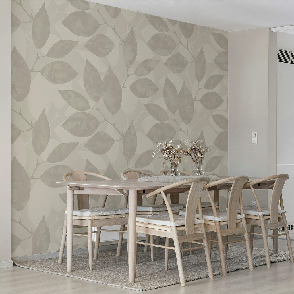 Bladeren als zacht patroon — interieur 2