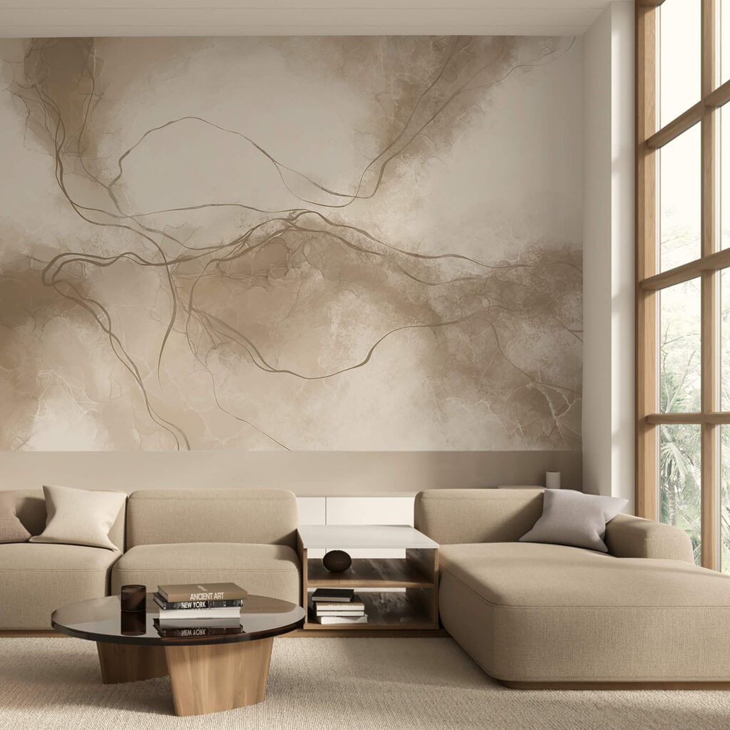 Fijne aders tussen kleurwolken — interieur 3
