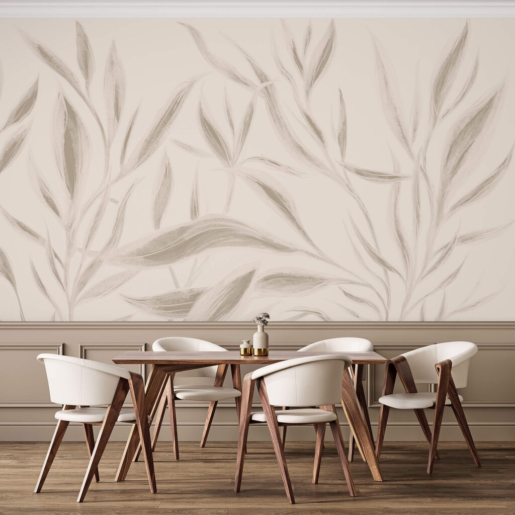 Smalle blaadjes in aquarel — interieur 2