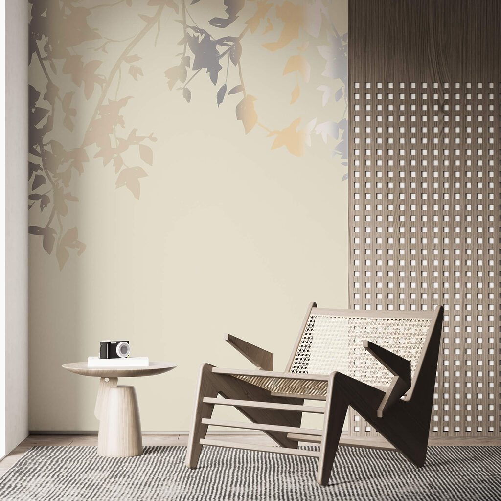 Hangende bladeren in pastelkleur — interieur 3
