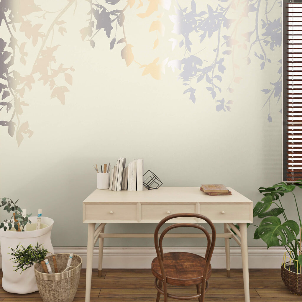 Hangende bladeren in pastelkleur — interieur 5