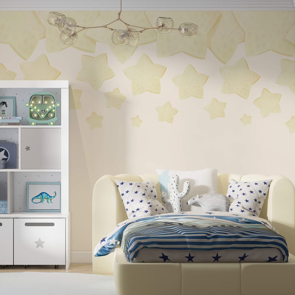 Sterren langs de bovenrand — interieur 2