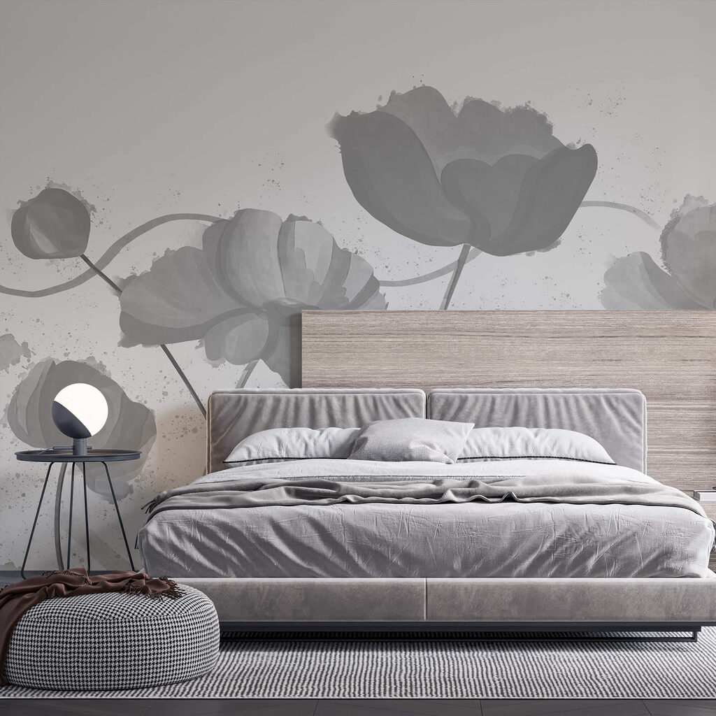 Grillige bloemen in zachte tinten — interieur 2