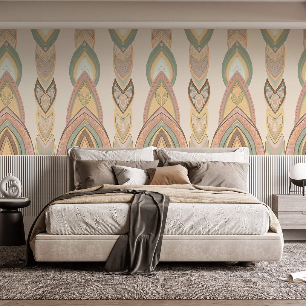 Sierlijke druppels in banen — interieur 2