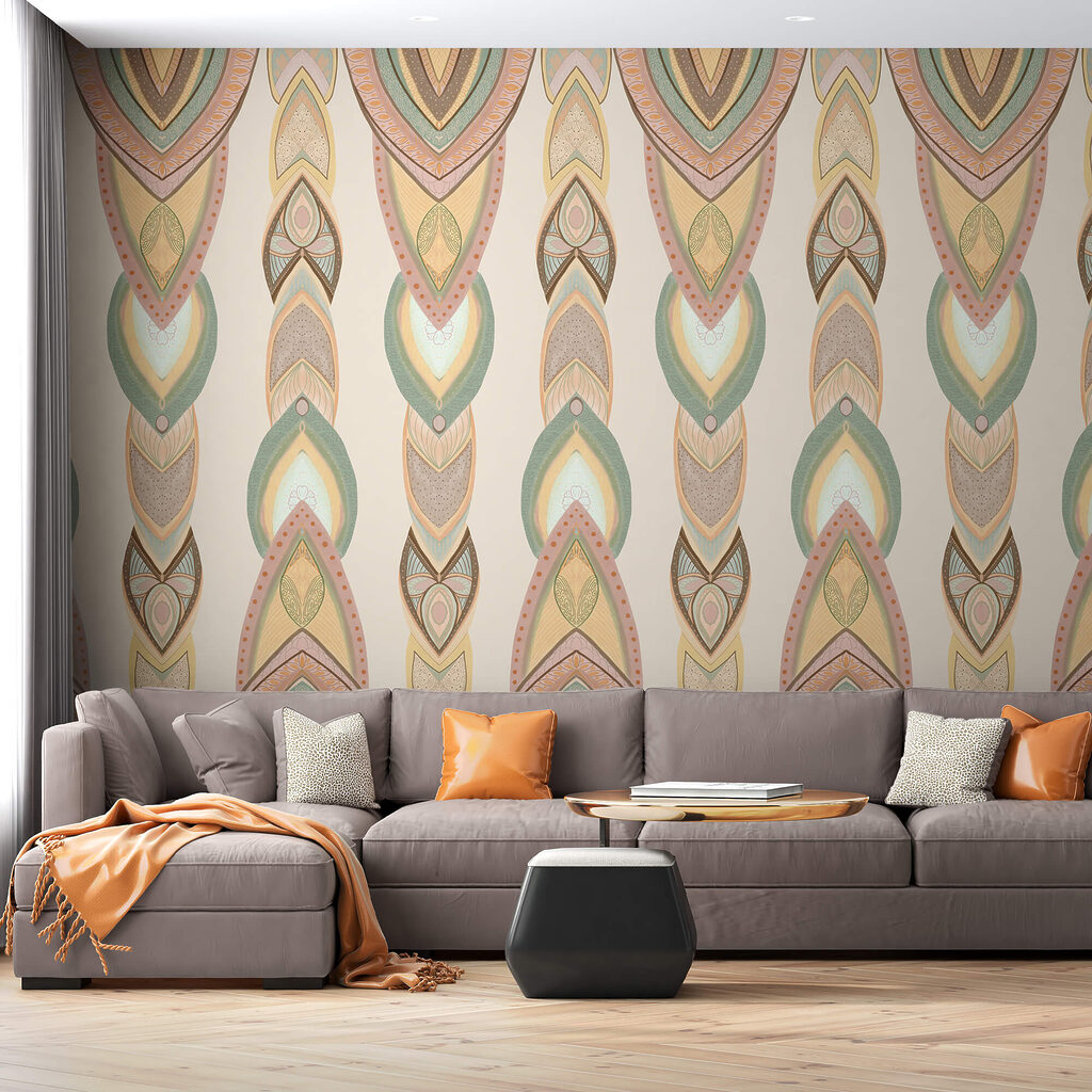 Sierlijke druppels in banen — interieur 1
