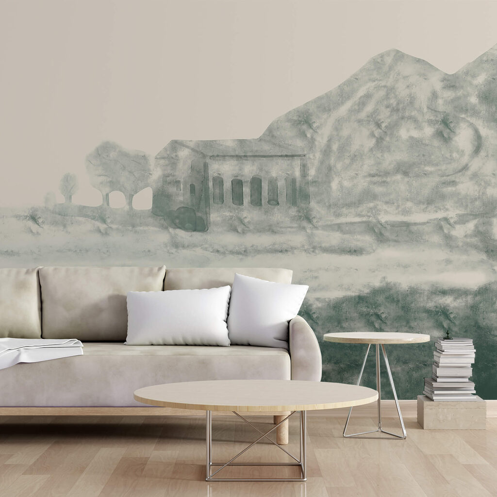 Tempel in het landschap — interieur 2