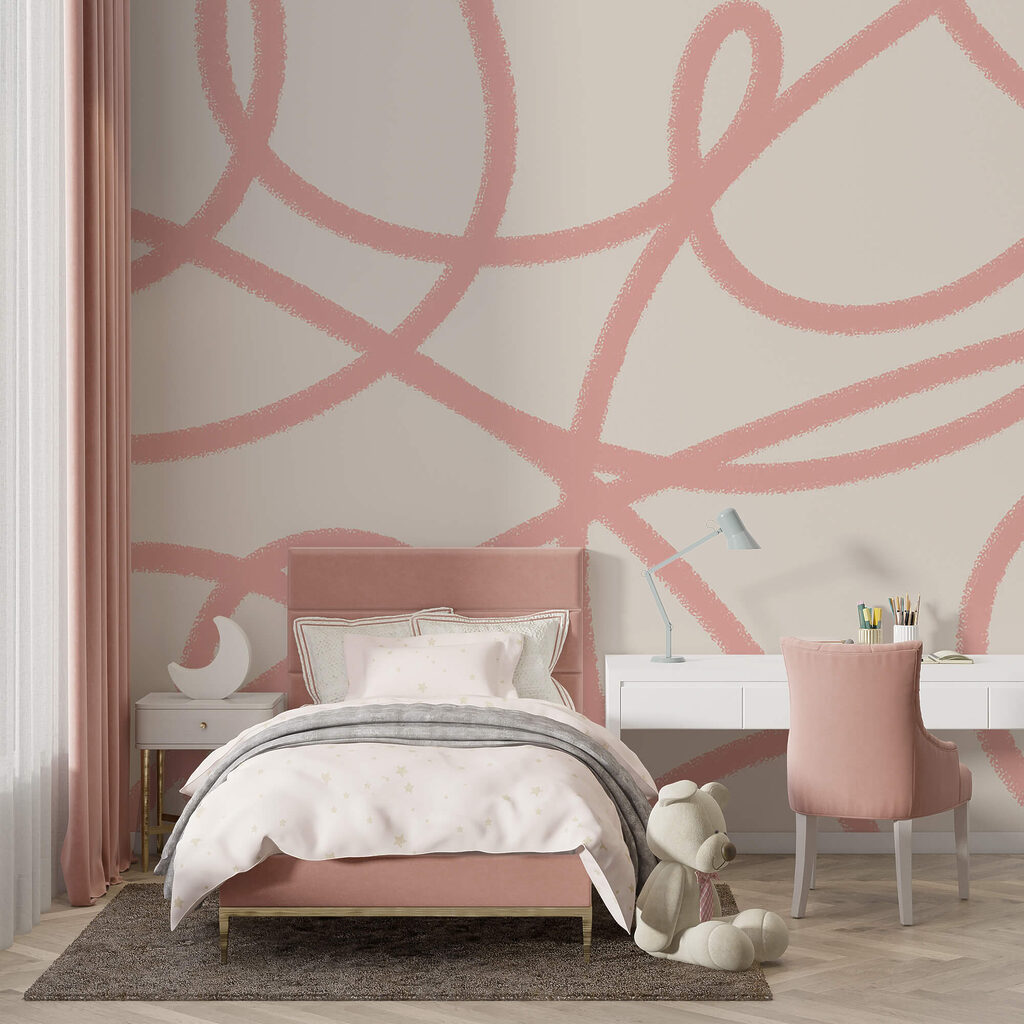 Roze lussen lopen door — interieur 1