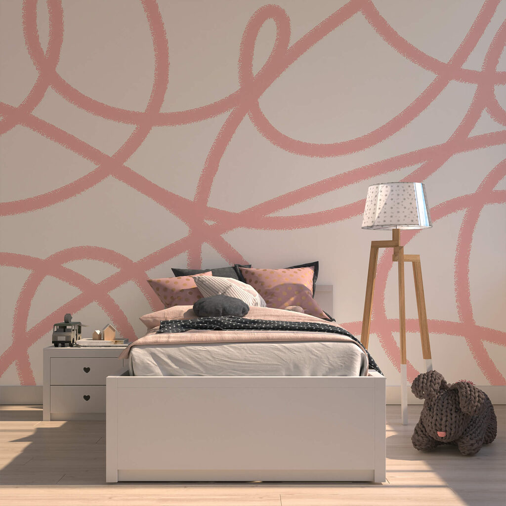 Roze lussen lopen door — interieur 3