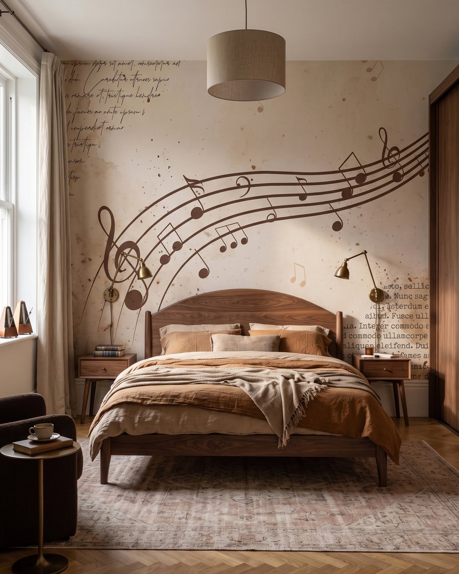 Noten langs gebogen lijnen — interieur 2