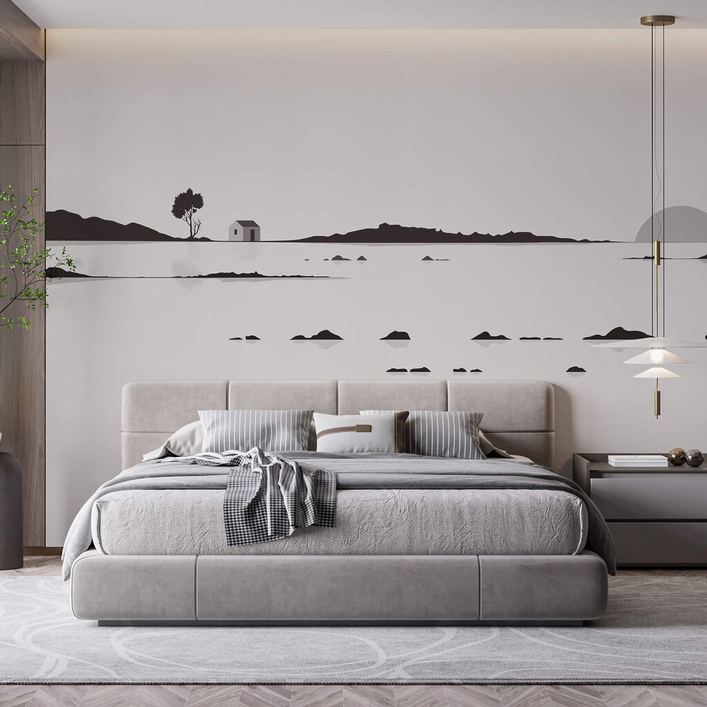 Klein huis aan water — interieur 1