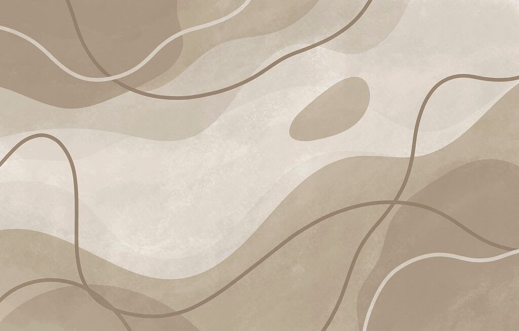 Beige en witte achtergrond met lijnen — volledig ontwerp