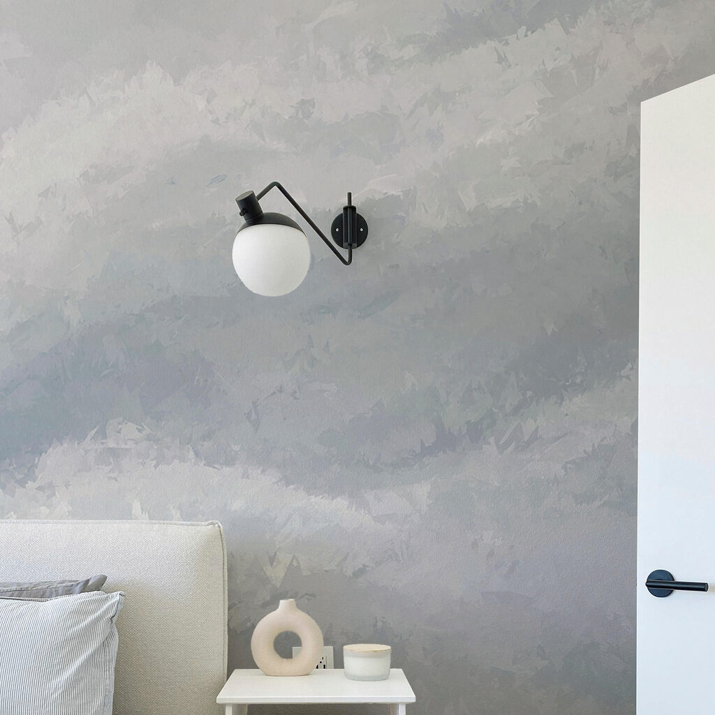 Zachte banen in lichtblauw — interieur 3