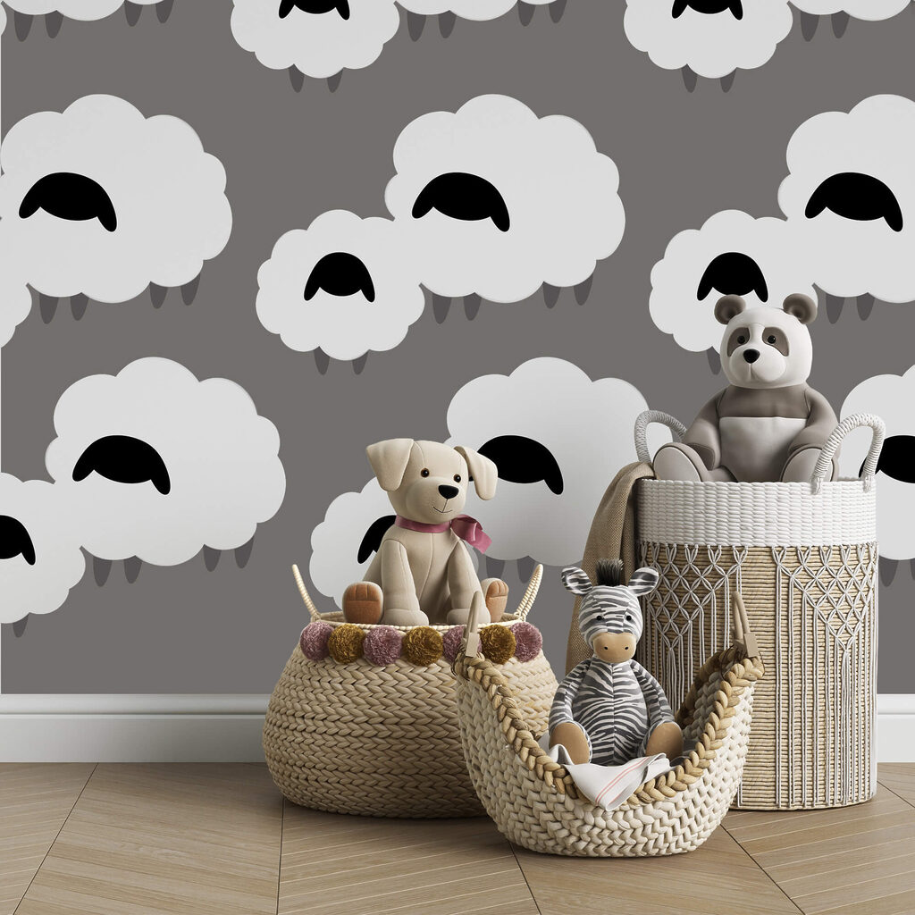 Schapen dicht bij elkaar — interieur 2