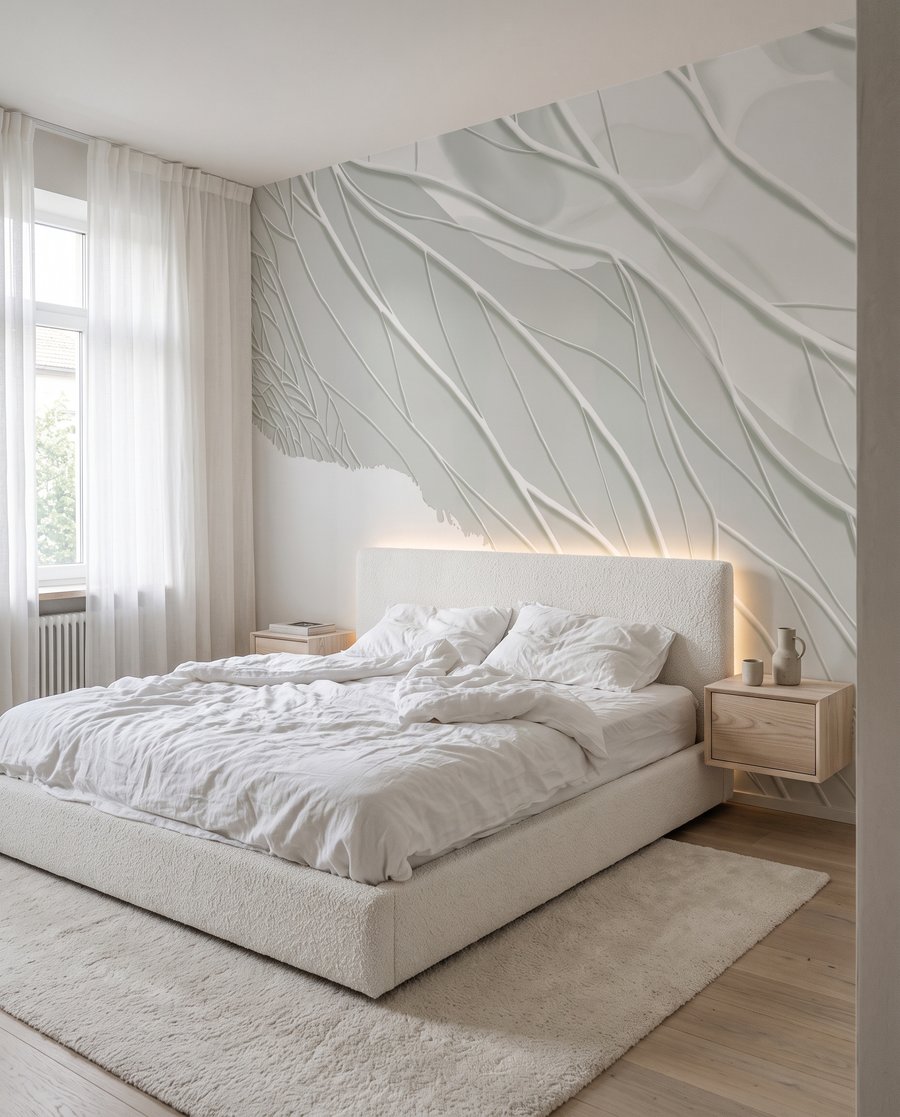 Landschap van witte nerven — interieur 2