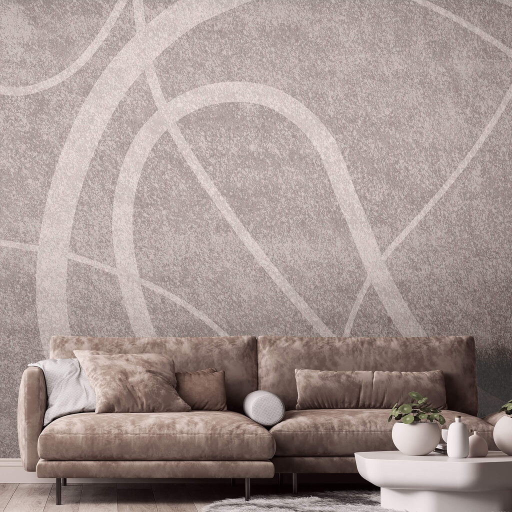 Grijs en wit patroon — interieur 1