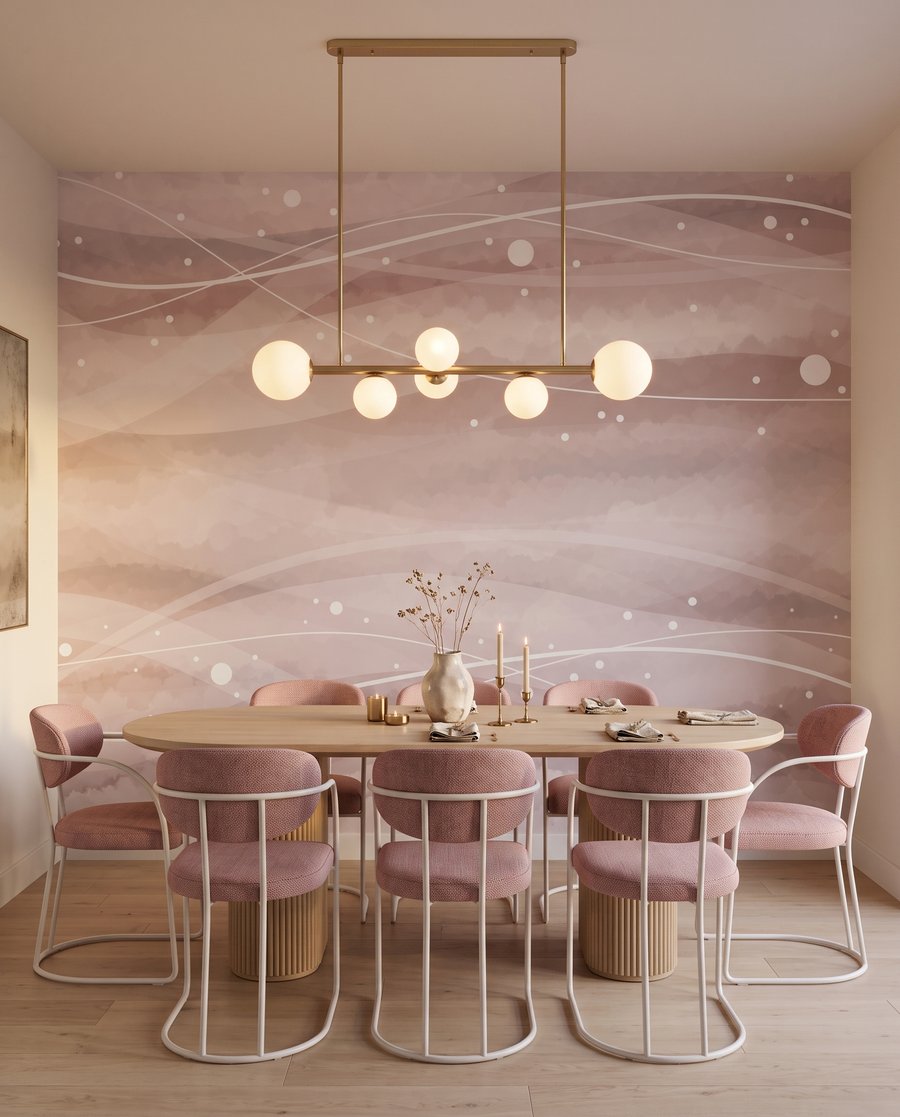 Lichtpuntjes over vloeiende sluiers — interieur 4