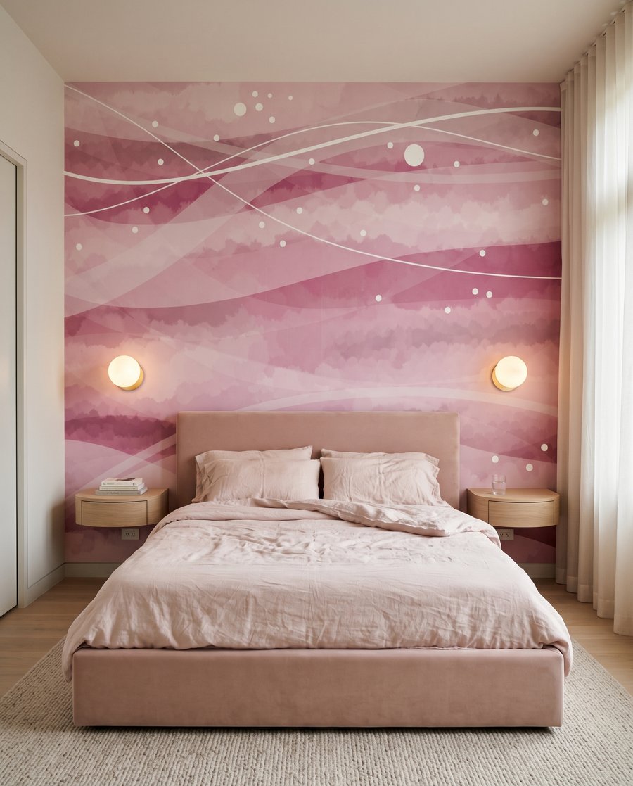 Lichtpuntjes over vloeiende sluiers — interieur 2