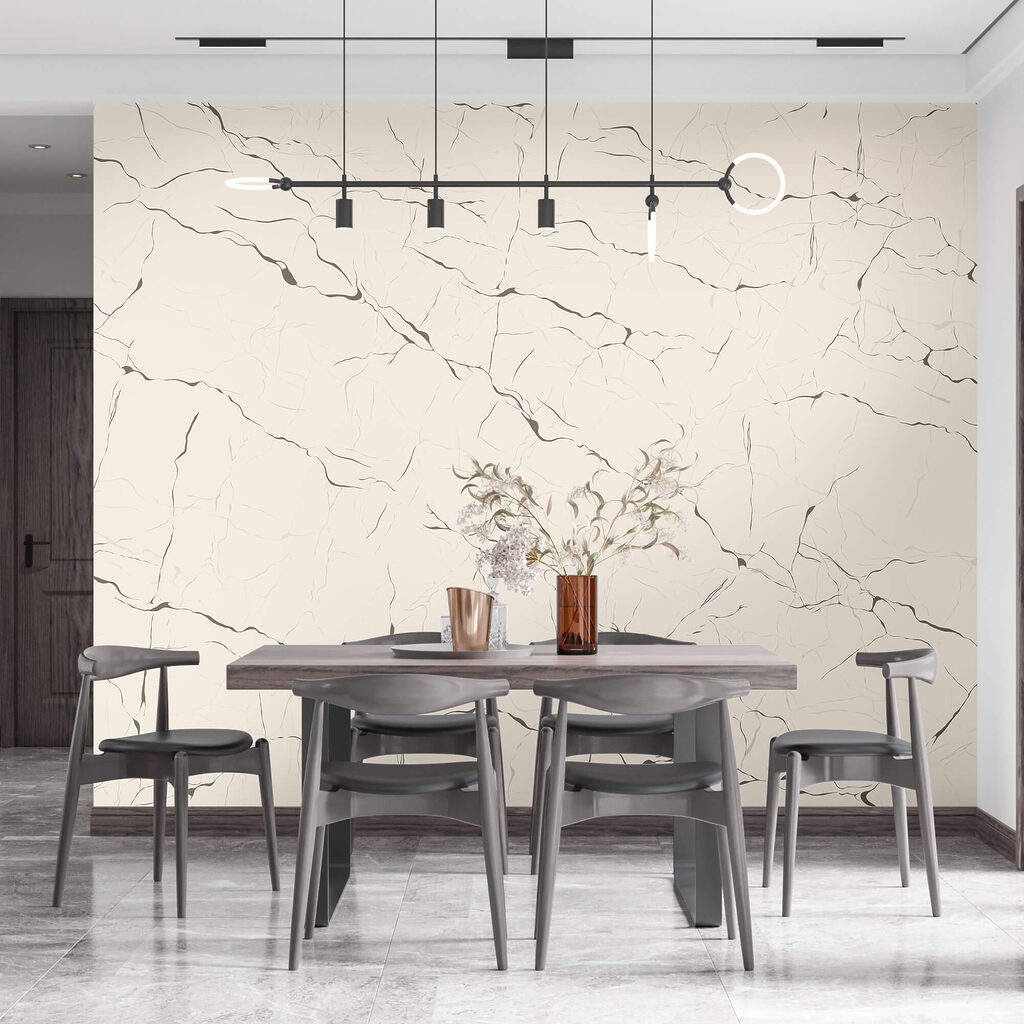 Wit oppervlak met scheuren — interieur 1