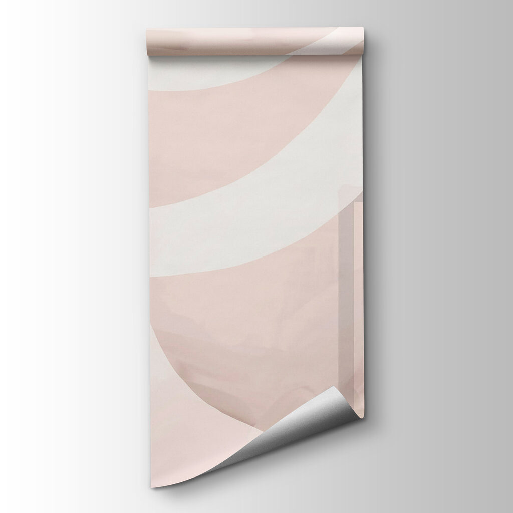 Roze boogvlakken overlappen — productweergave