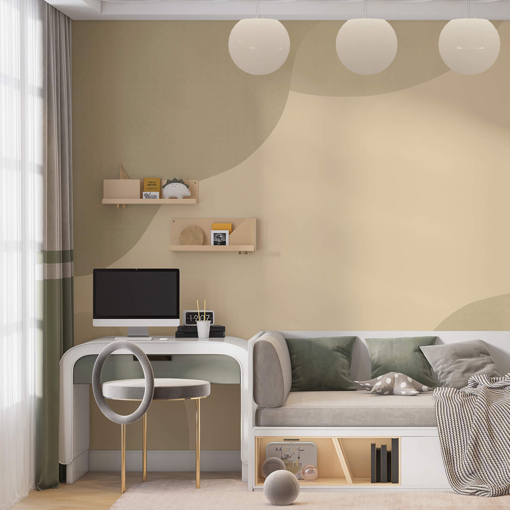 Zandvormen rond open ruimte — interieur 2