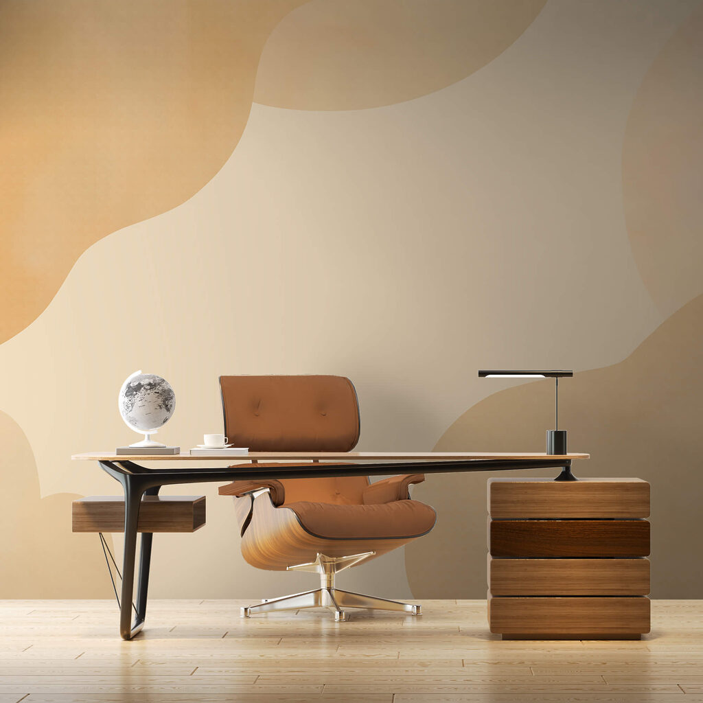 Witte en bruine achtergrond — interieur 1