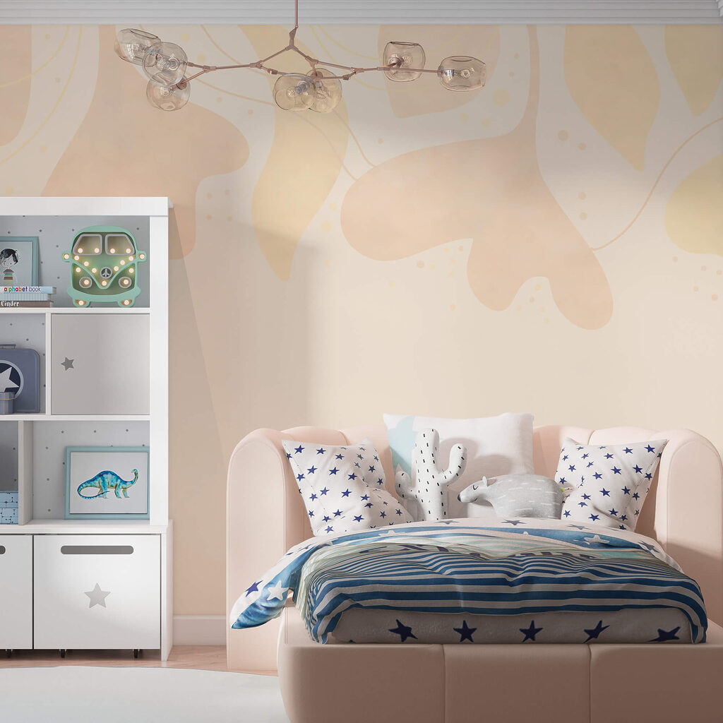 Pastelvormen langs de bovenrand — interieur 2