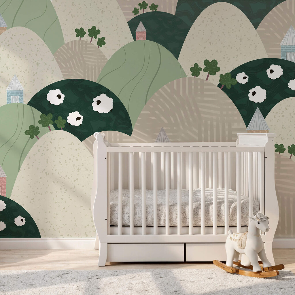 Huisjes tussen ronde heuvels — interieur 1