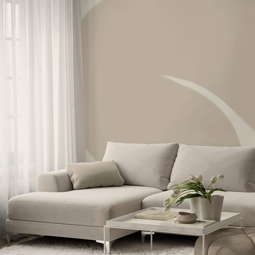 Ronde vormen vloeien samen — interieur 3