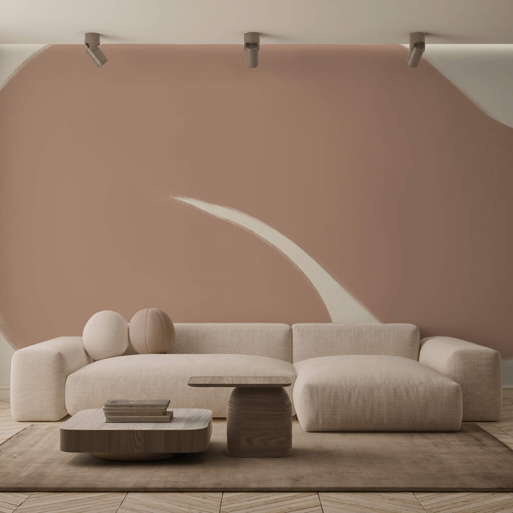 Bruine en witte achtergrond — interieur 1