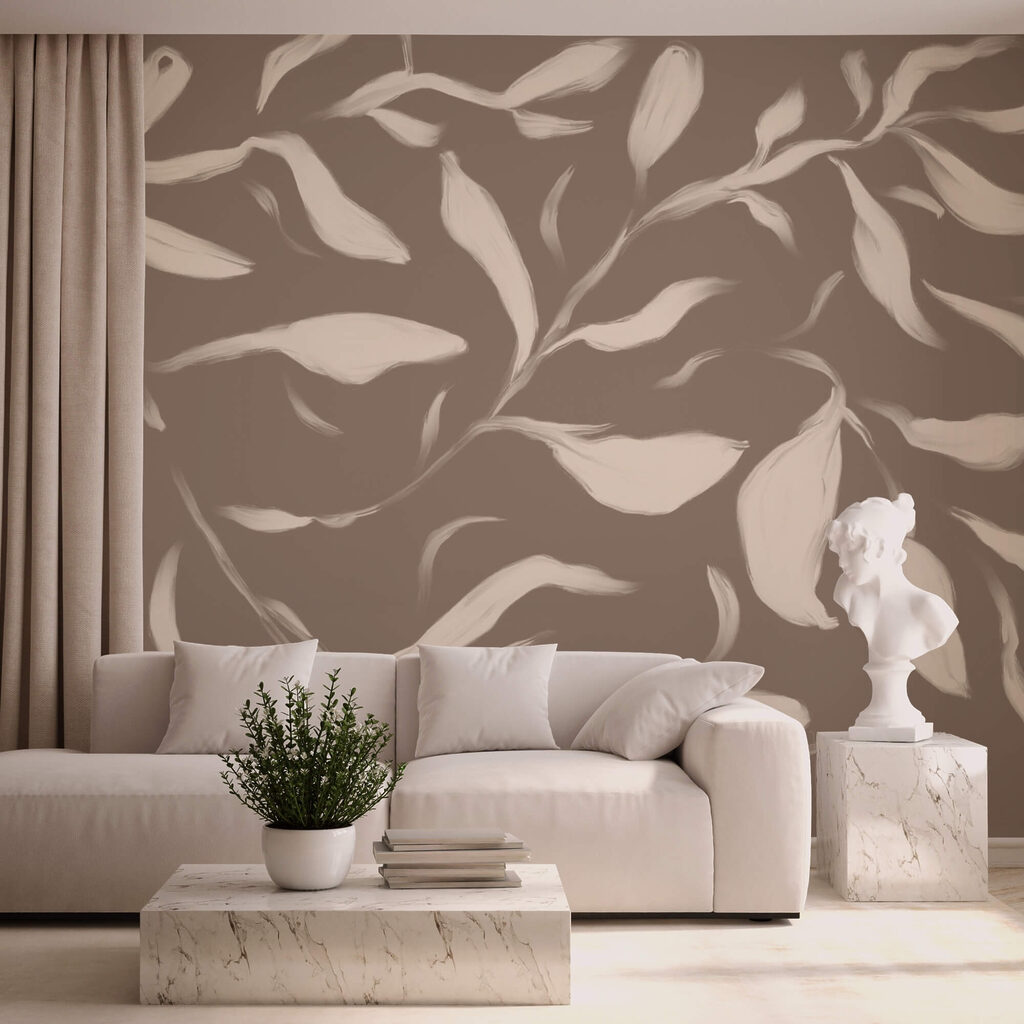 Zachte golven van de omhelzing van de natuur in een interieur