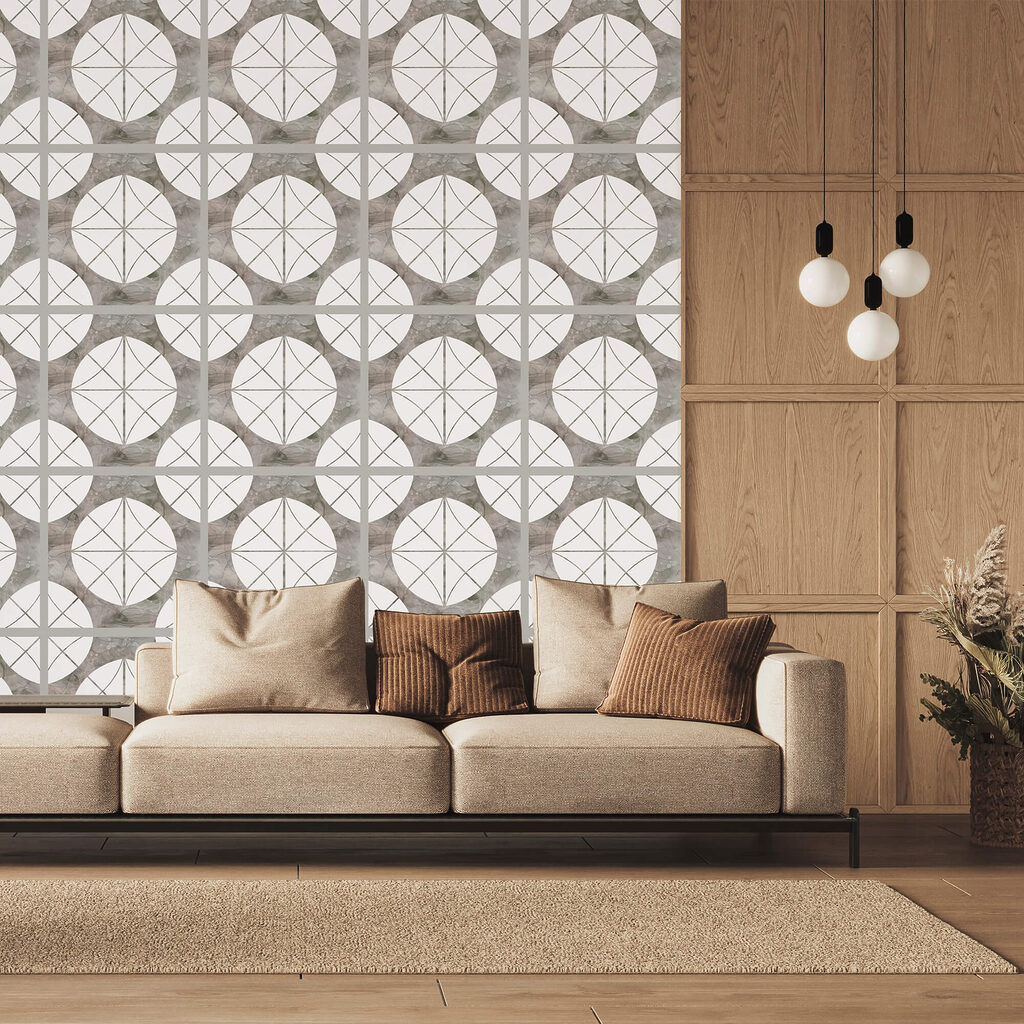 Geometrie in ronde rozetten — interieur 2