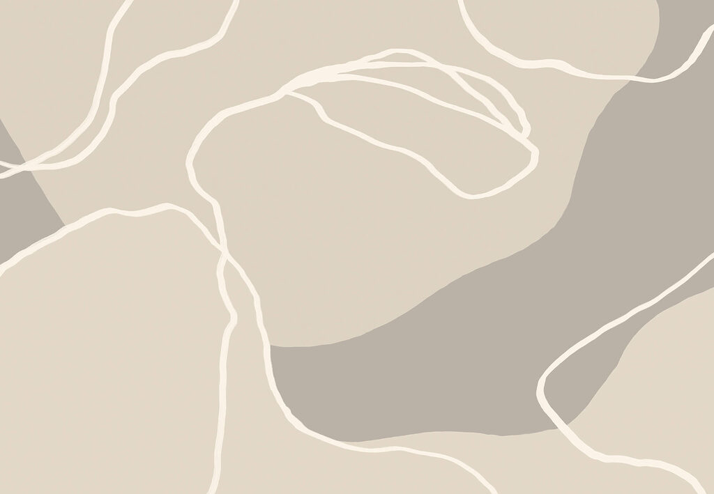 Witte lijnen langs kleurvlakken — volledig ontwerp