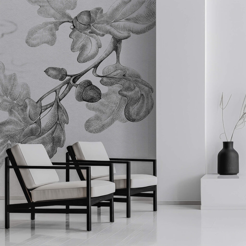 Orchidee in fijne grijstinten — interieur 1