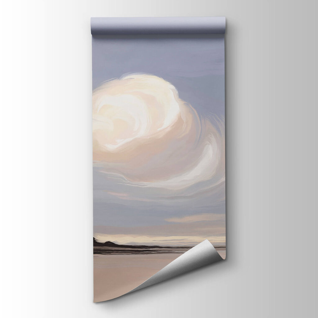 Wolk als een verfkrul — productweergave